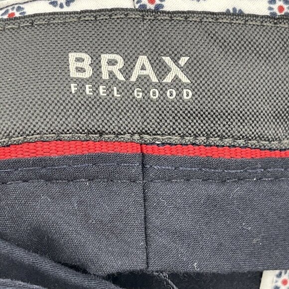 Brax Kapok Pima Twill Regular Fit Chino Pants Perma Blue US 38/EUR 54 NWT $198 - Picture 12 of 16